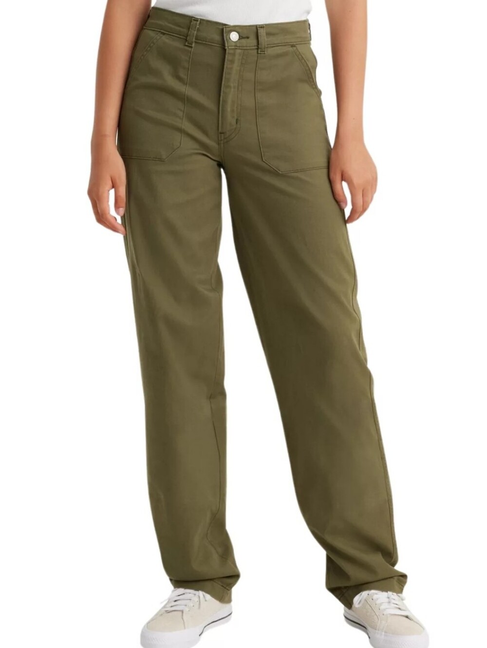 Levi’s Utility Pants Olive Green 30x27 Mid Rise Ankle NWT